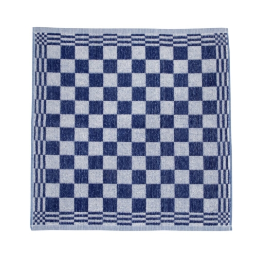 Keukendoek chess blue 100% katoen