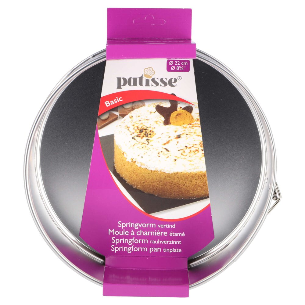 Patisse springvorm 22 cm zilver