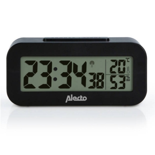 Alectro Wekker Met Thermometer / Hygrometer