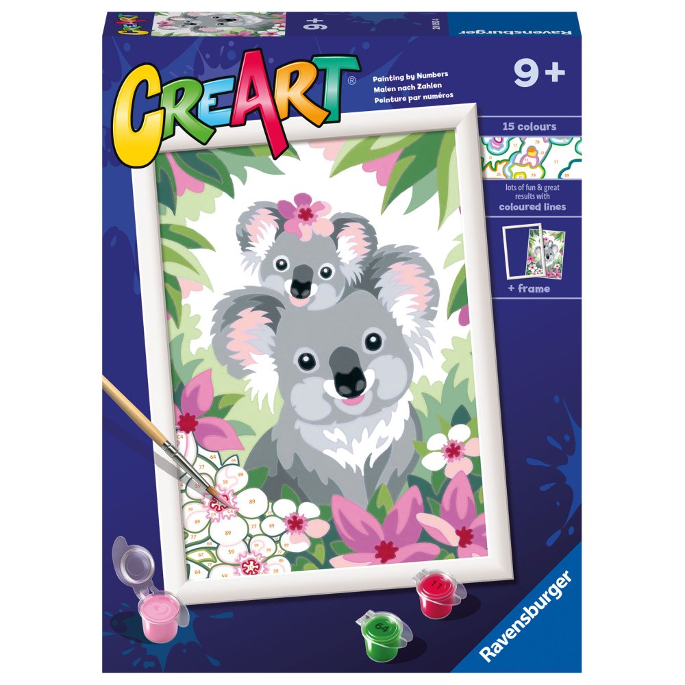 Ravensburger Creart Schilderen op nummer koala's