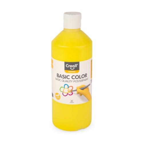 Plakkaatverf Geel 500 ml