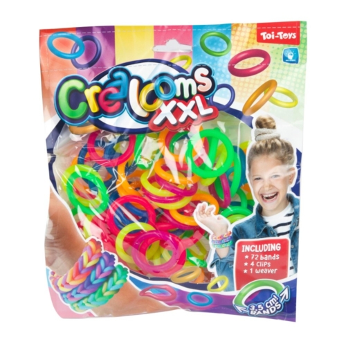 FUN mega loom bands neon 72 stuks met accesoires