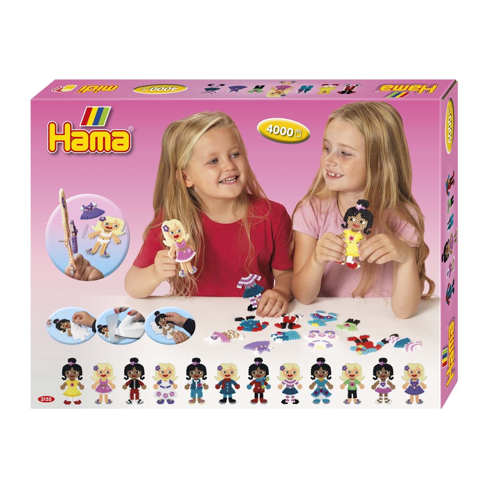 Hama Strijkkralen Complete Set Fashion Dress Up 4000 Stuks