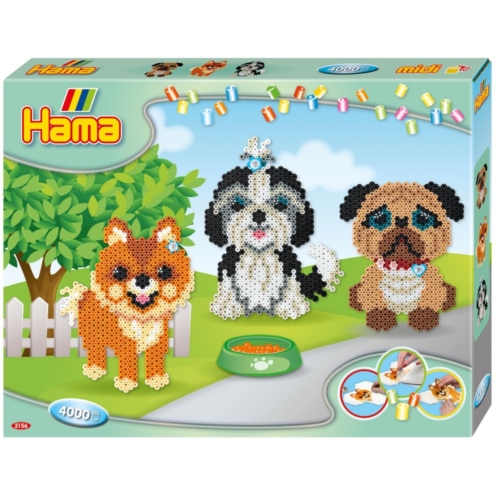 Hama Strijkkralen Complete Set Dogs Delight 4000 Stuks