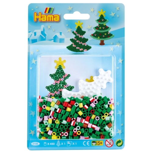 Hama Strijkkralen Blister Pack Kerstboom 450 Stuks