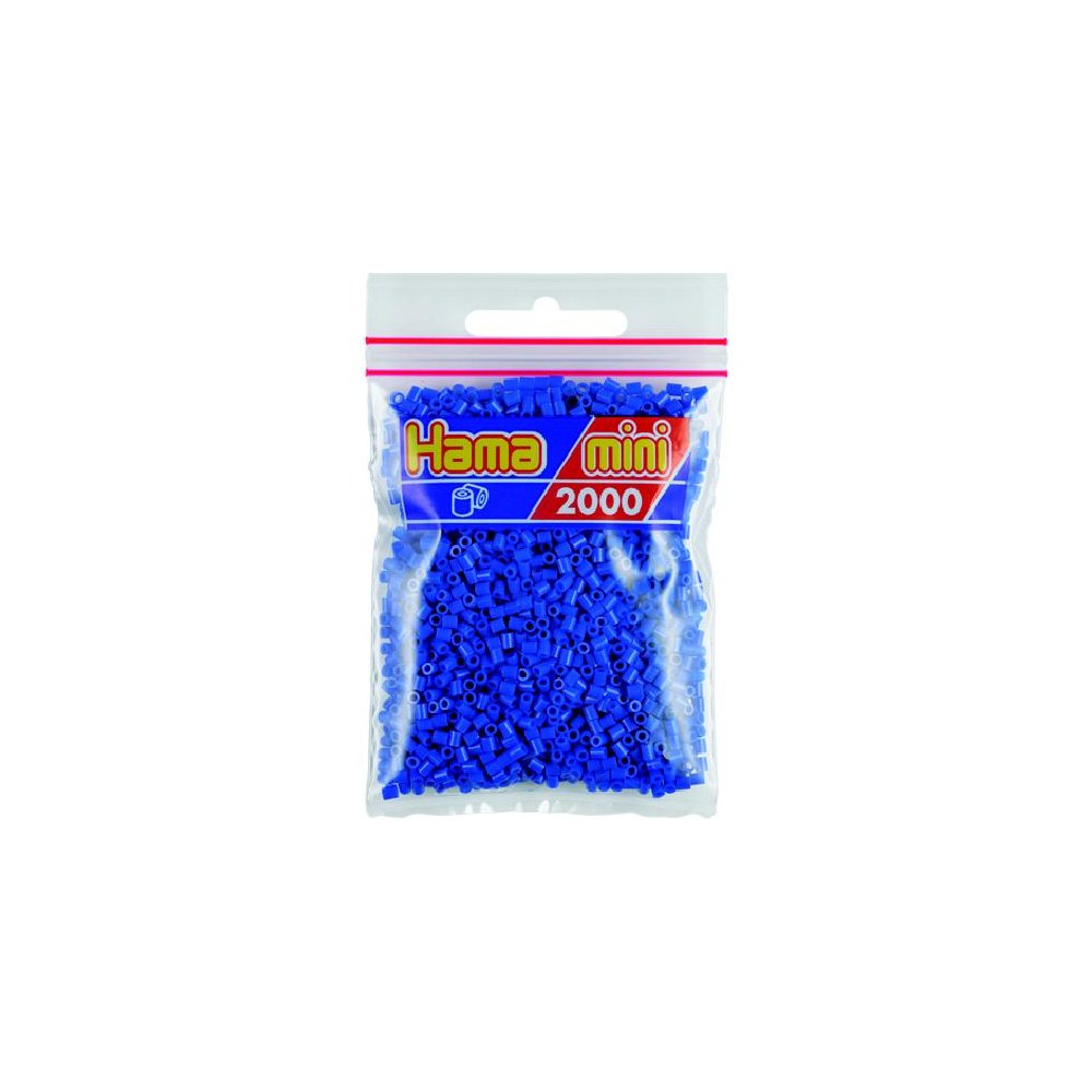 Hama Mini Strijkkralen 2000 Stuks Blauw