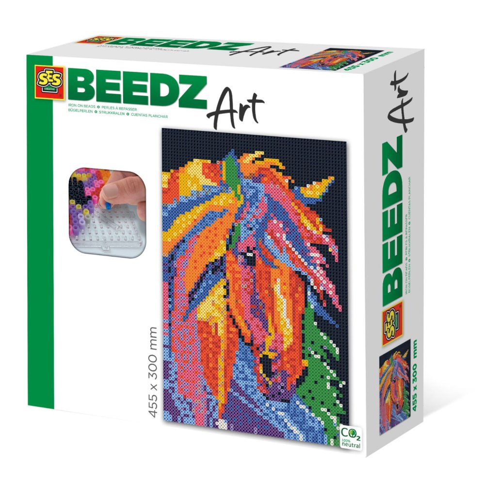 SES BEEDZ ART: Strijkkralen Paard Fantasie