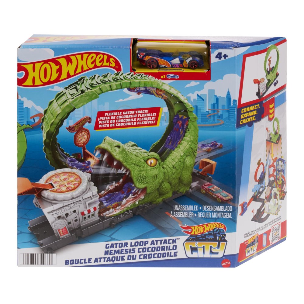 Hot Wheels city gator loop attack speelset