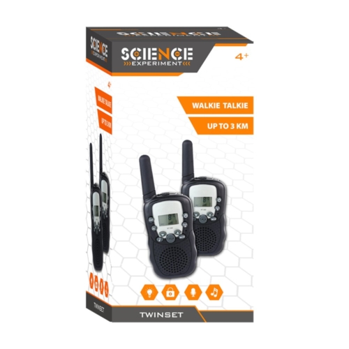 Science Walkie Talkie Twinset Zwart