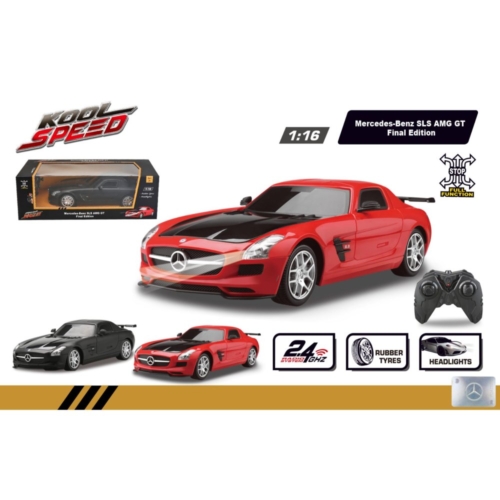 Radiografisch bestuurbare auto mercedes-benz 1:16 2.4g sls amg gt final edition rood