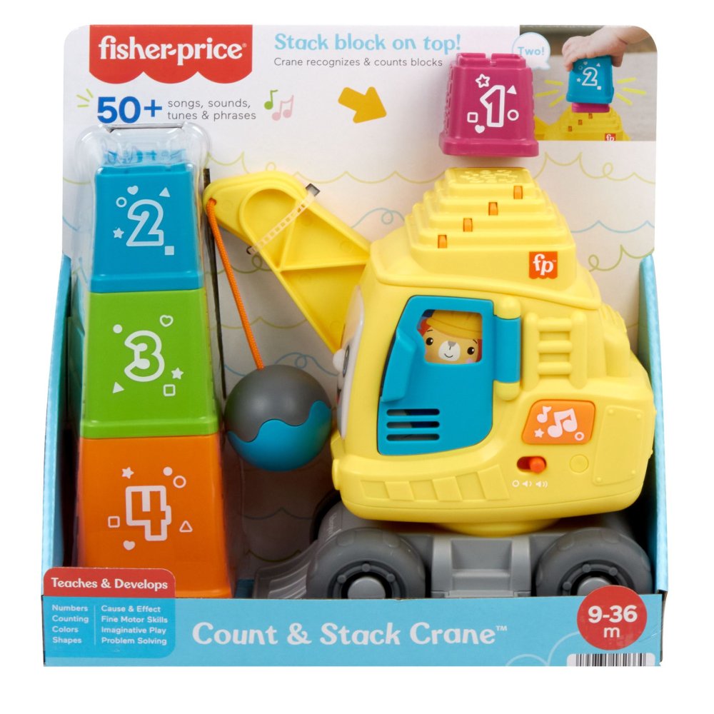 Fisher price tel- en stapelkraan