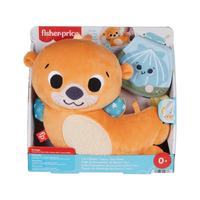 Fisher Price 2-In1 Rocking Tummy Time Otter