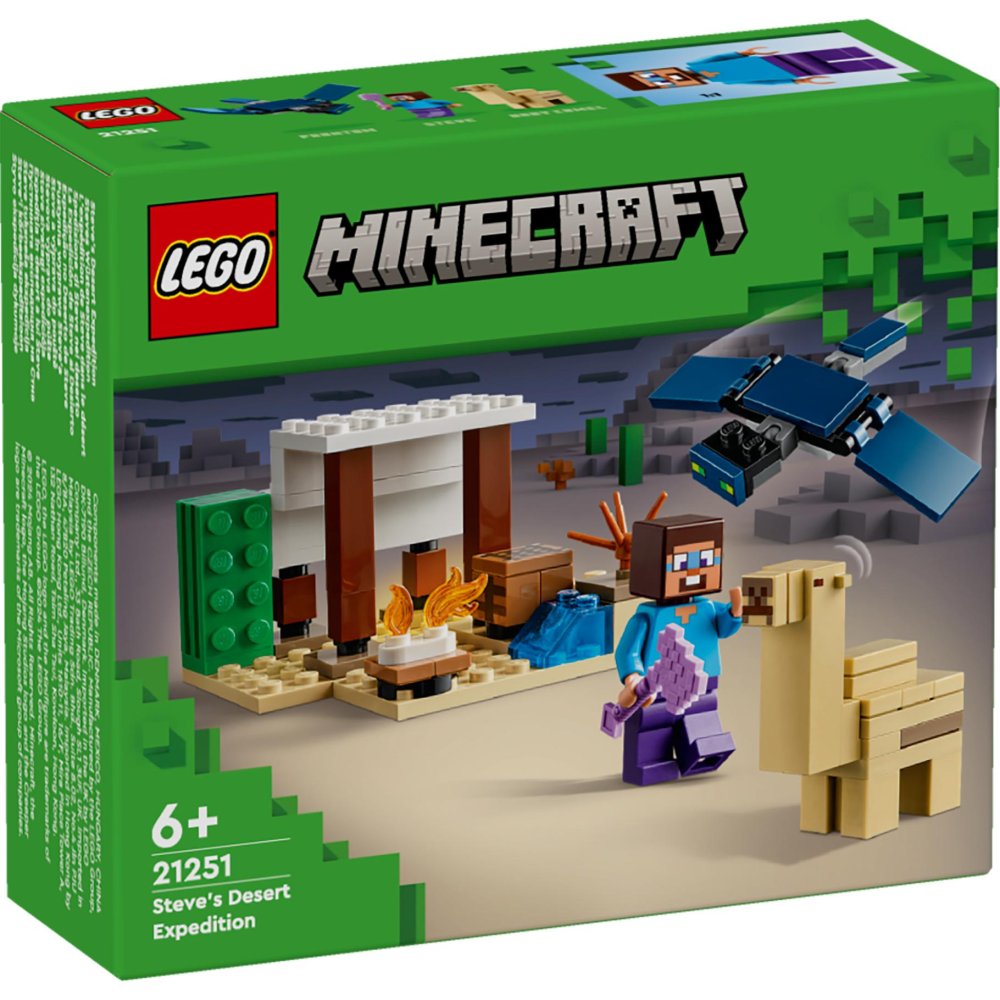 LEGO 21251 Minecraft Steve's Woestijnexpeditie