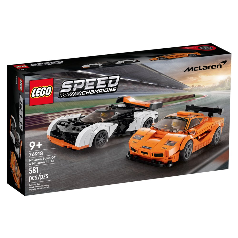 LEGO 76918 Speed McLaren Solus GT & McLaren F1 LM