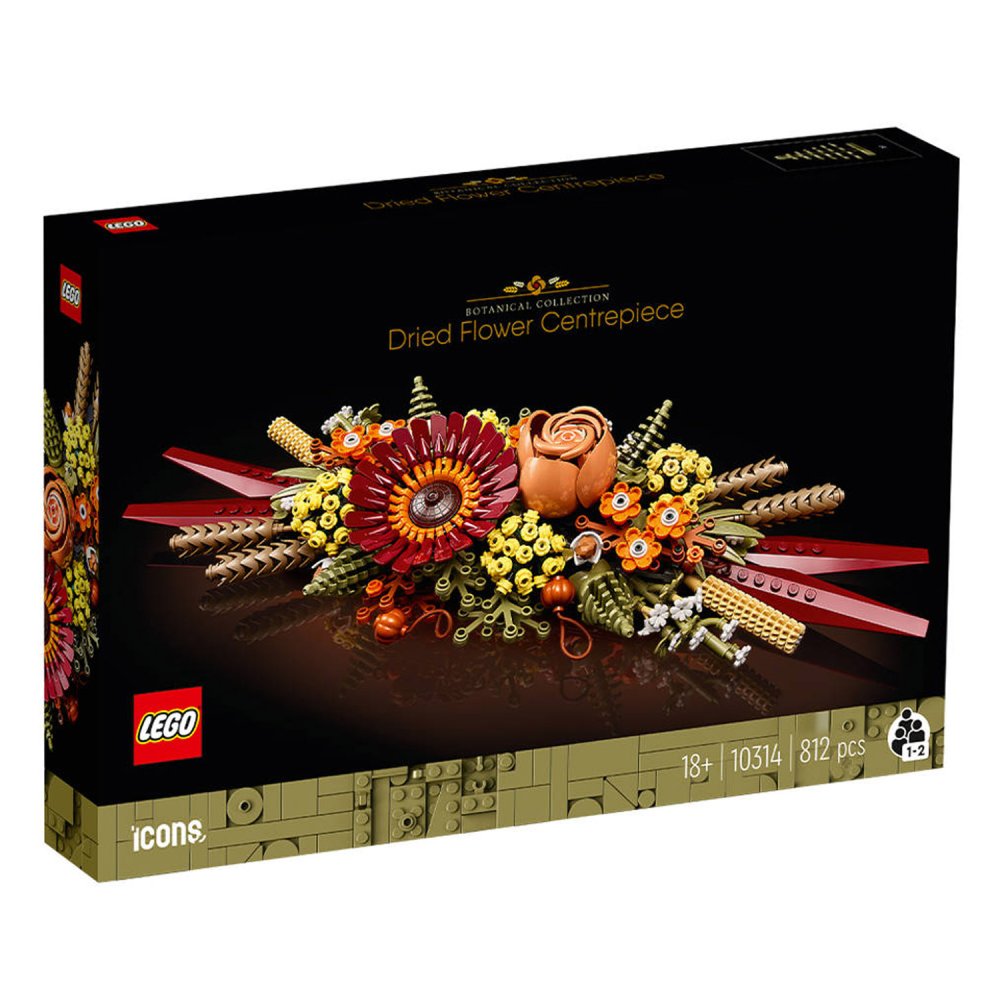 LEGO 10314 Icons Botanical Collection gedroogde bloemen tafelstuk