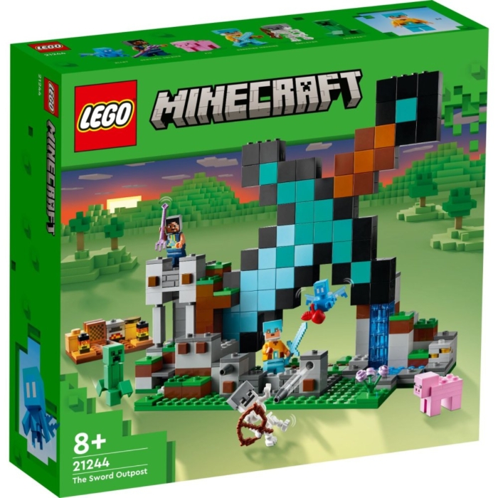 LEGO 21244 Minecraft Uitvalbasis Zwaard