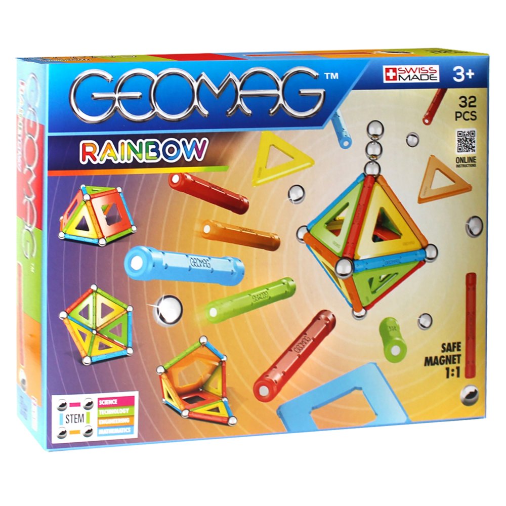 Geomag Rainbow 32 stuks