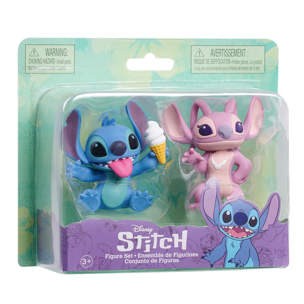 Stitch figuren 2 pak Angel en Stitch ijs