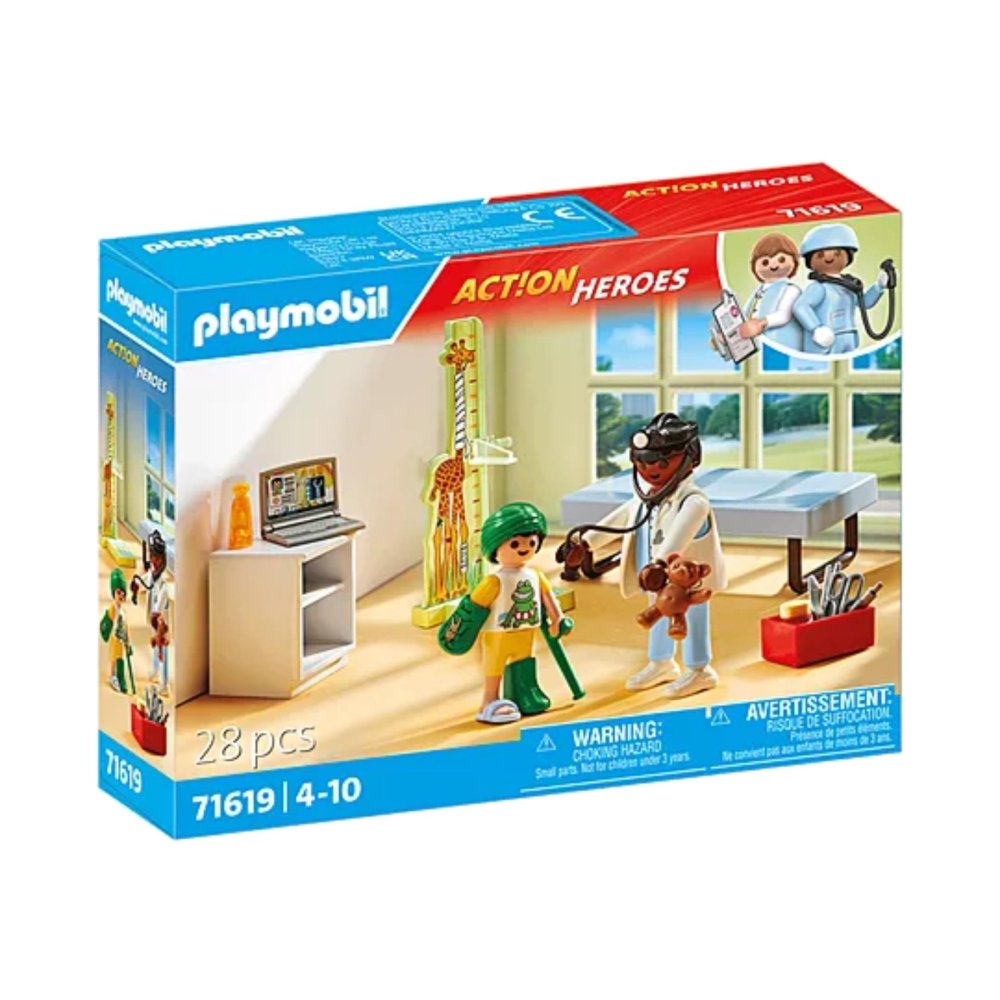 PlayMobil 71619 Kinderarts met teddybeer