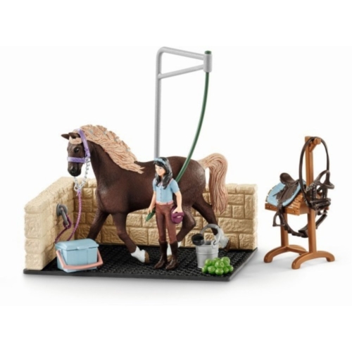 Schleich 42438 Wasplaats Met Paard & Emily