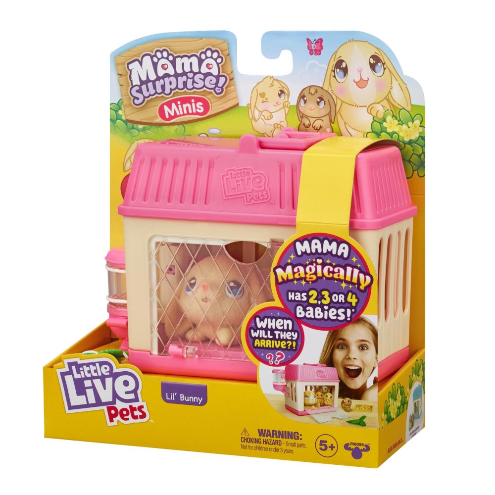 Mini Mama Surprise Mini Konijn Rose Little Live Pe