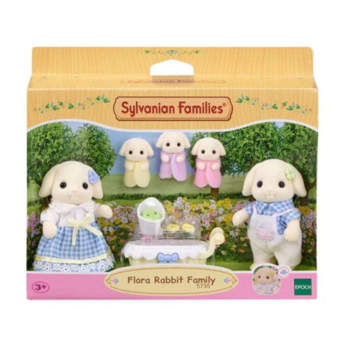 Sylvanian Families Familie Bloemen Hangoor Konijn