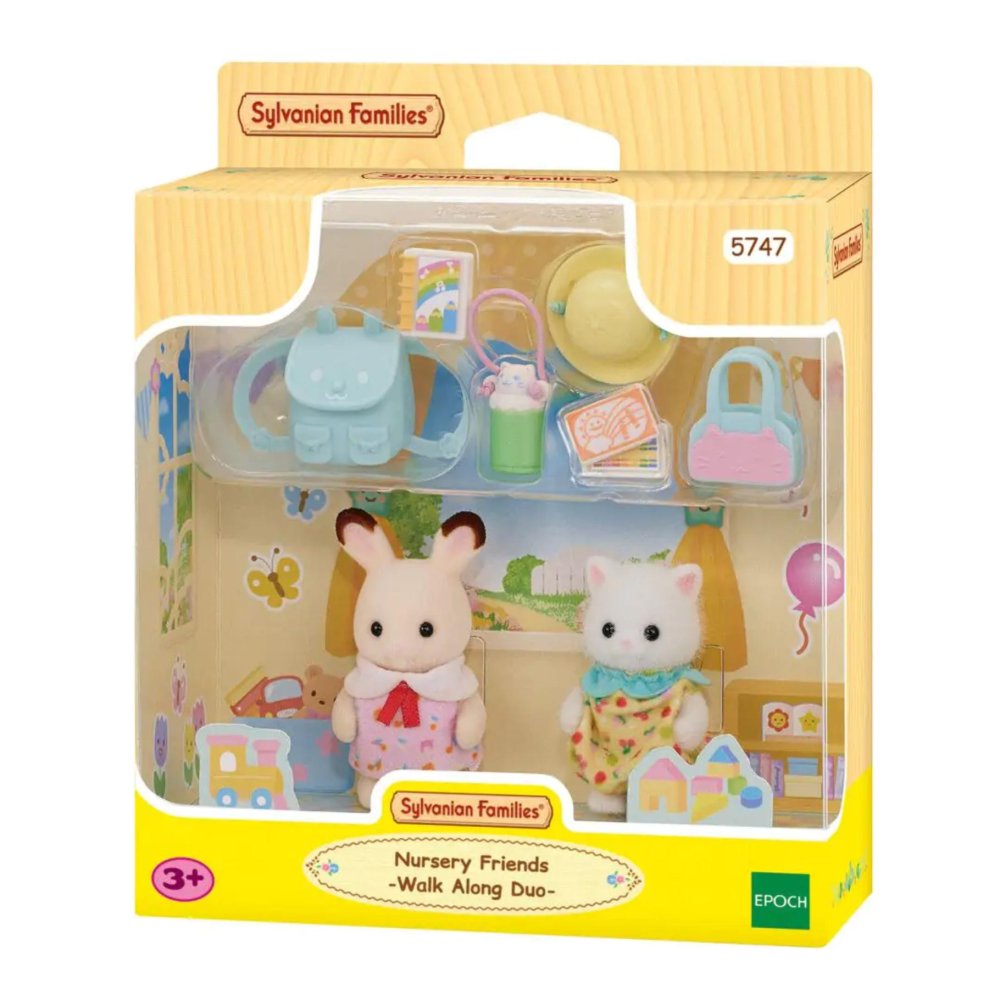 Sylvanian Families Duo Peutervriendjes Samen  Wandelen