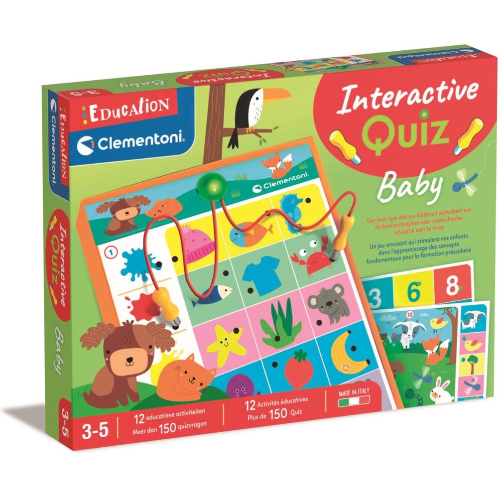 Clementoni Interactieve quiz pre school 3 tot 5 nl