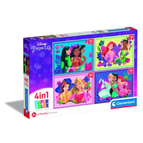 Clementoni disney princess 4 in 1 puzzel 12