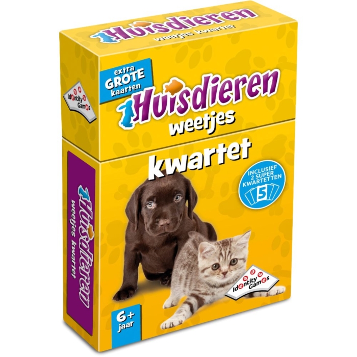 Spel Weetjes Kwartet Huisdieren