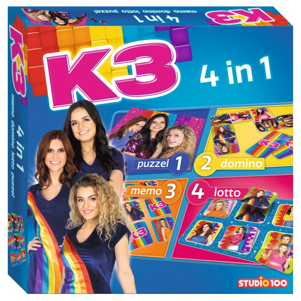 K3 4-in-1 Kinderspel