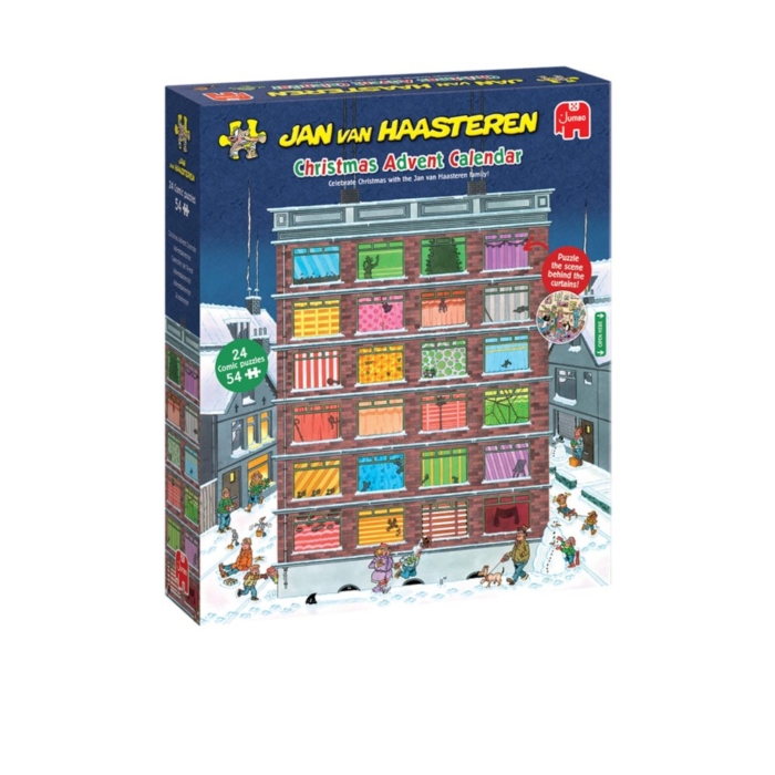 Puzzel Jan Van Haasteren Adventkalender  24 x 54 stukjes