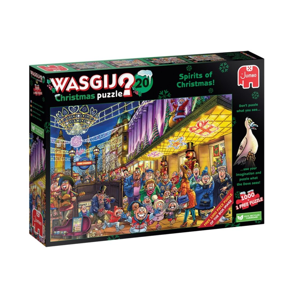 Puzzel Wasgij kerstmis 20 2 x 1000 stukjes