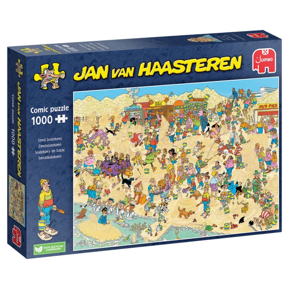 Puzzel Jan Van Haasteren Zandsculpturen 1000  Stukjes