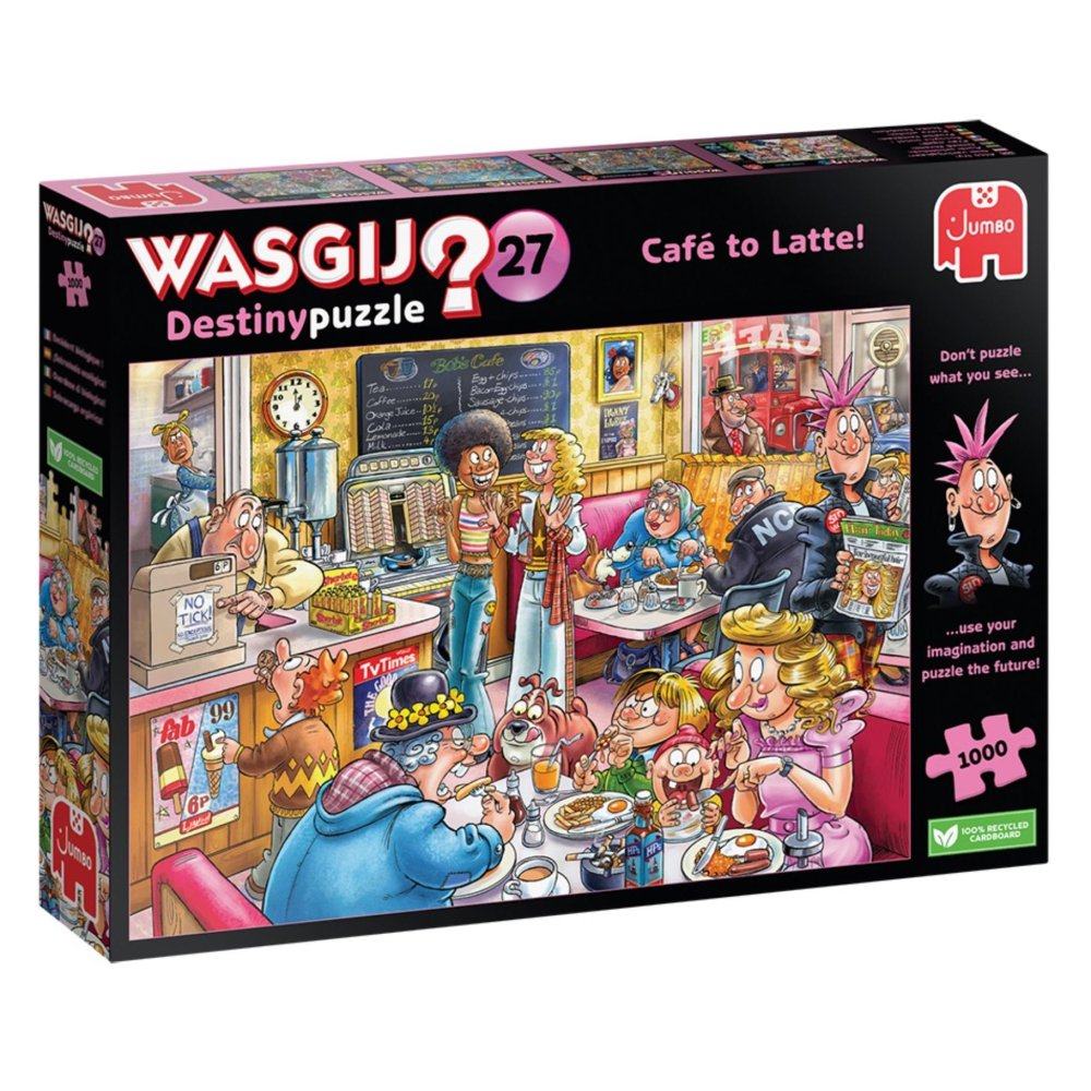 Puzzel Wasgij Destiny 27 koffieshop 1000 stukjes