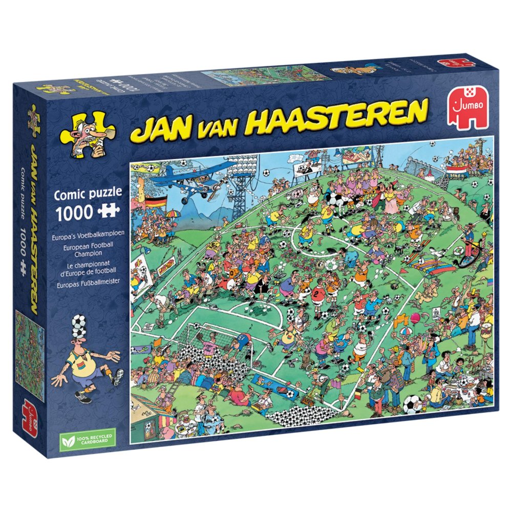 Puzzel Jan Van Haasteren Europa's voetbalkampioen  1000 stukjes