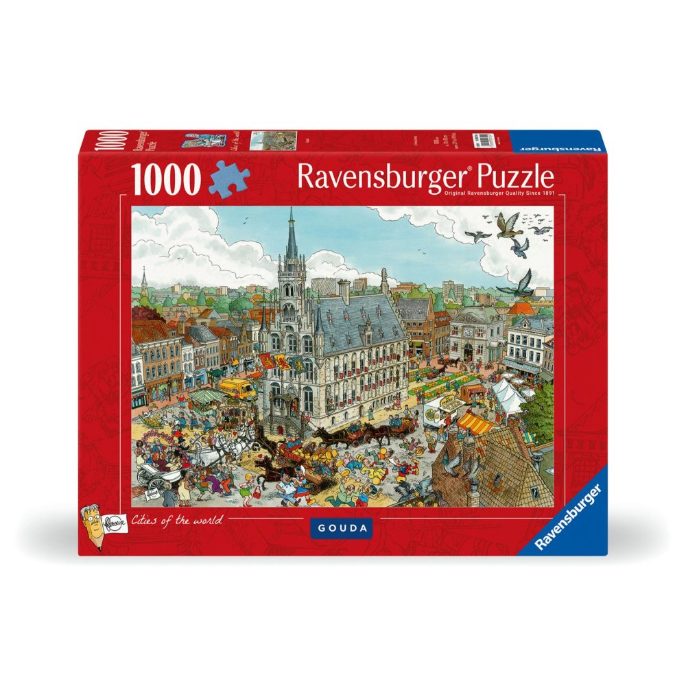 Ravensburger puzzel fleroux gouda 1000 stukjes