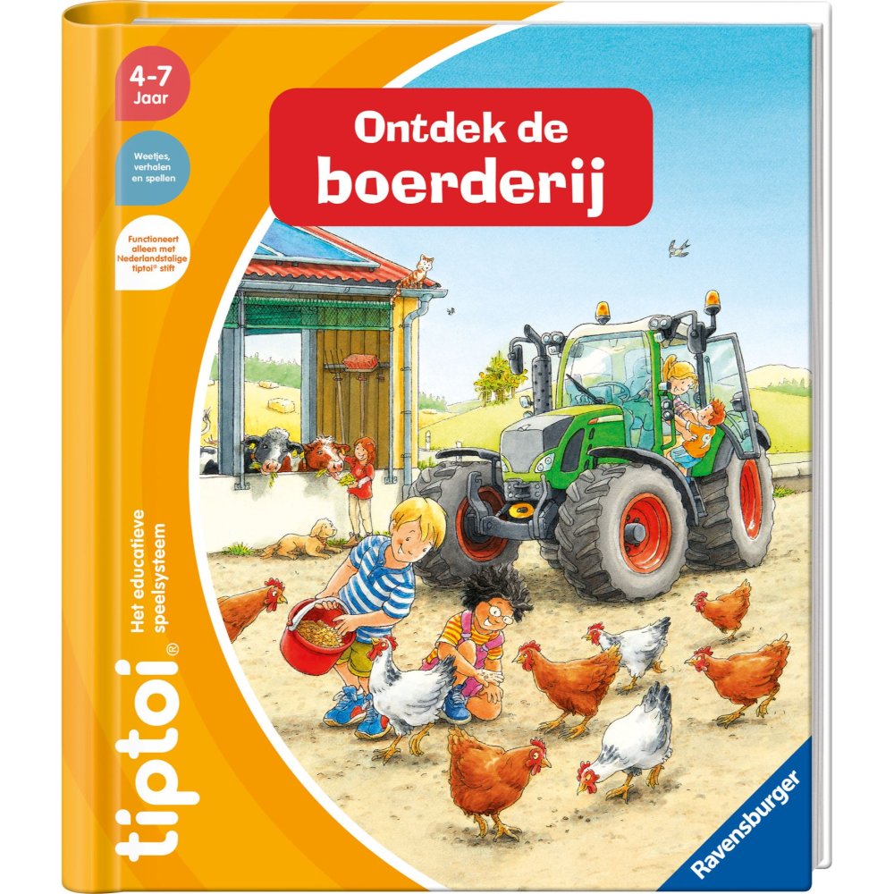 Ravensburger Tiptoi boek ontdek de boerderij