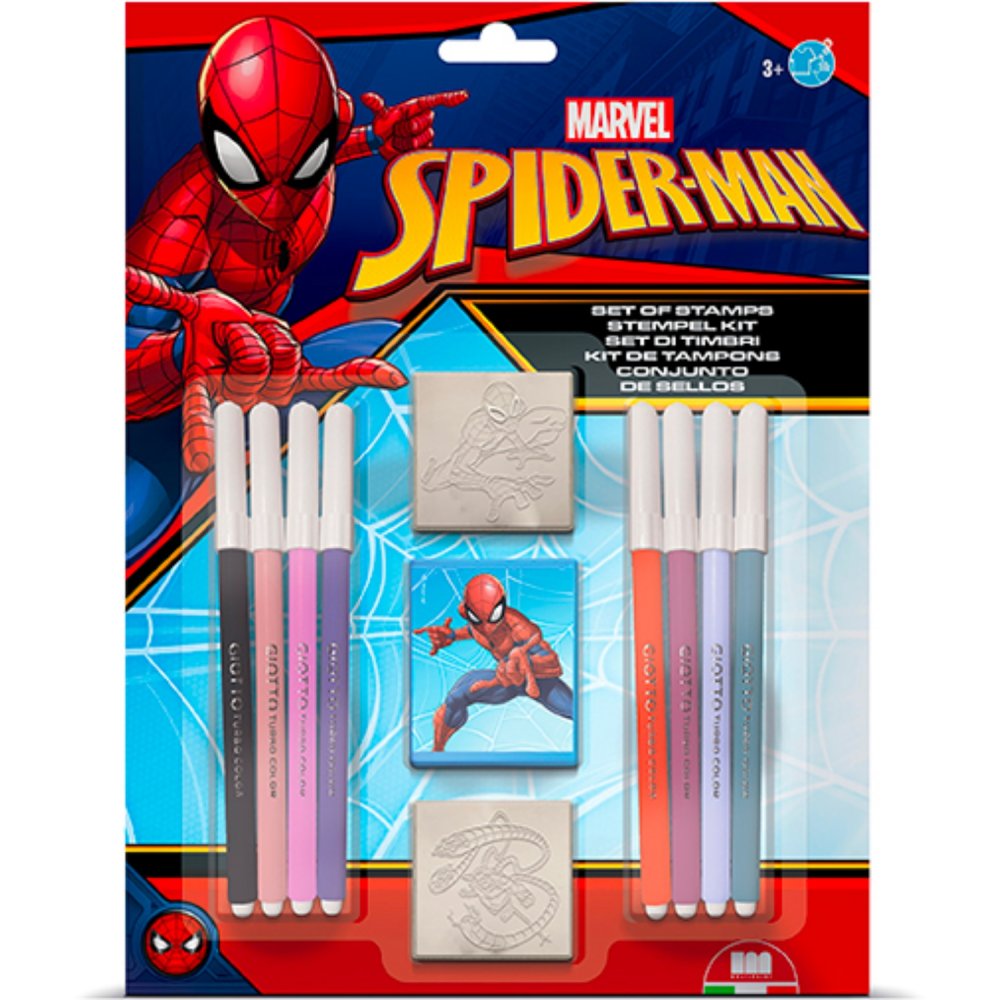 Spiderman stempelset 11 delig