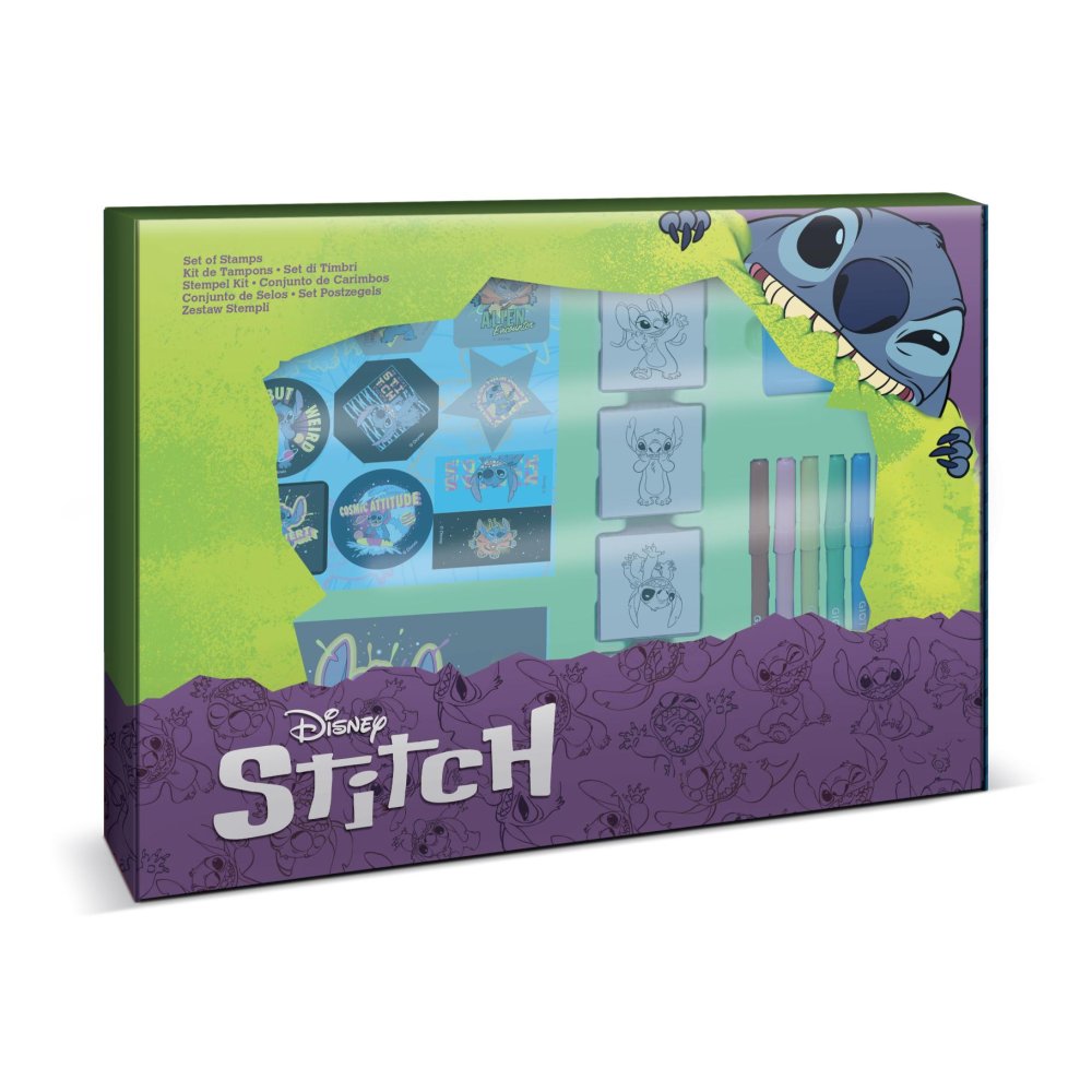 Stitch stempeldoos maxi 22-delig