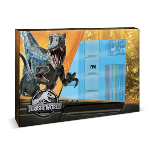 Jurassic World stempeldoos maxi 22-delig