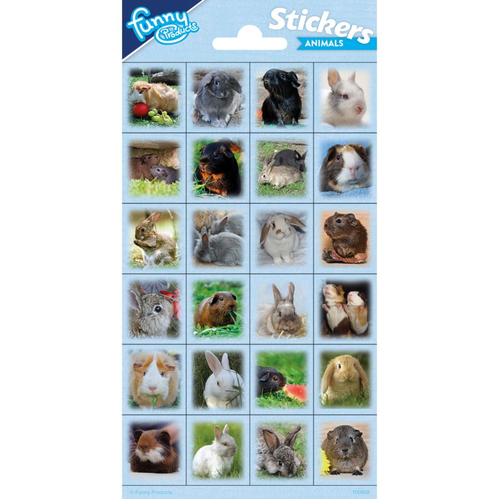 Stickers Konijnen en Cavia's