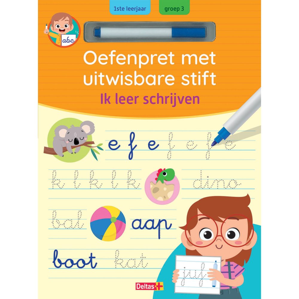 Oefenpret Met Uitwisbare Stift Ik Leer Schrijven  6-7 Jaar