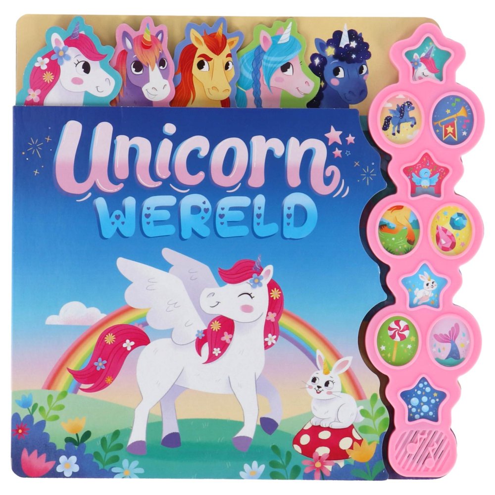 Boek Geluidenboek Unicorn Wereld