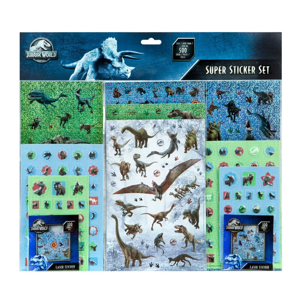 Super Sticker Set Jurassic World