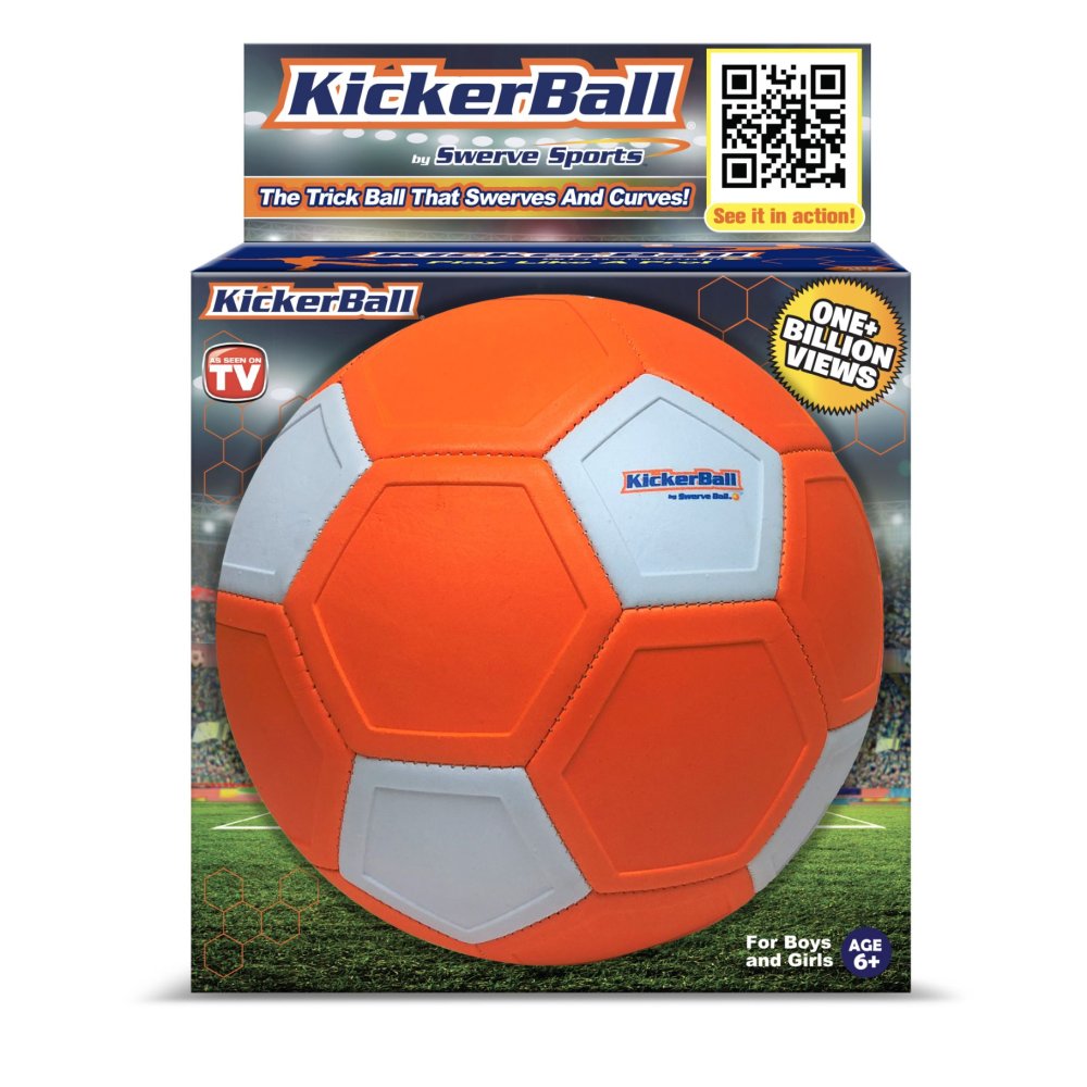 Kickerball Voetbal oranje maat 4