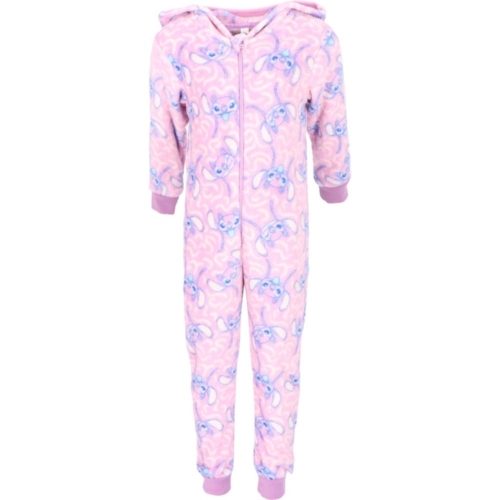 Onesie lilo & stitch roze maat 98-104