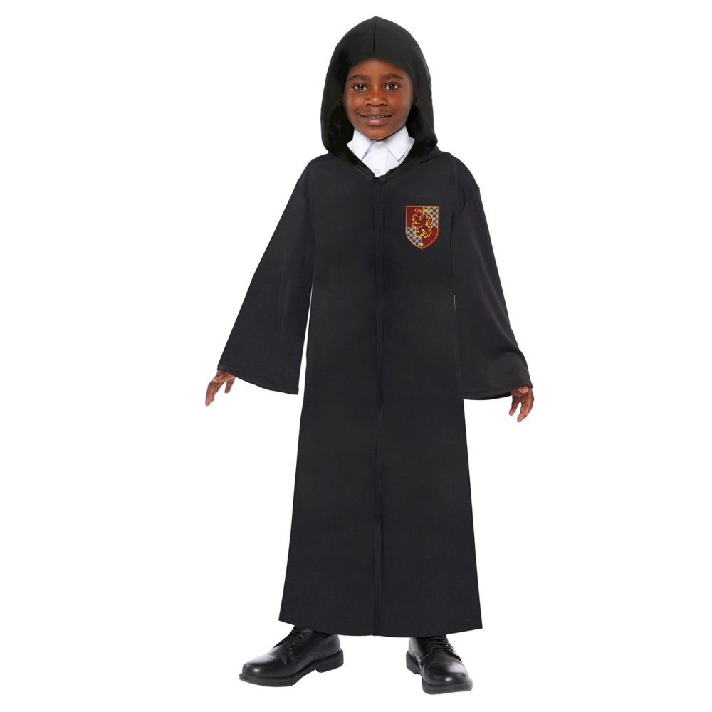 Child Costume Harry Potter Robe With 4 Velcro Hous