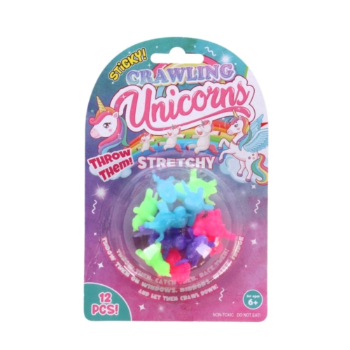 Unicorn Kruipende sticky raamlopers 12 stuks