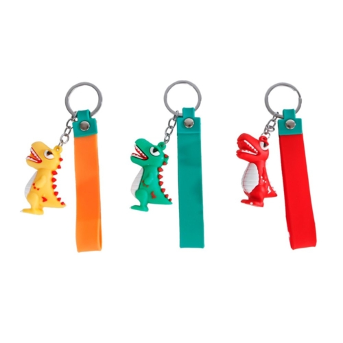 Sleutelhanger dino 3 assorti